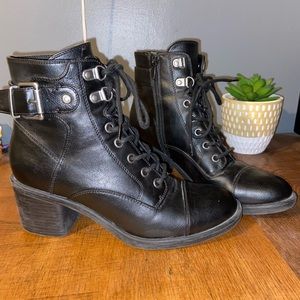 G by Guess black booties